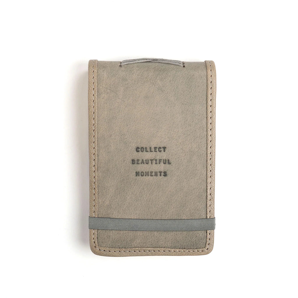 Mini Signature Leather Journals - Stone