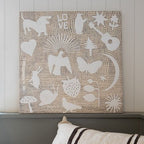 Things I Like Edition 1 Art Print - Grey Wood