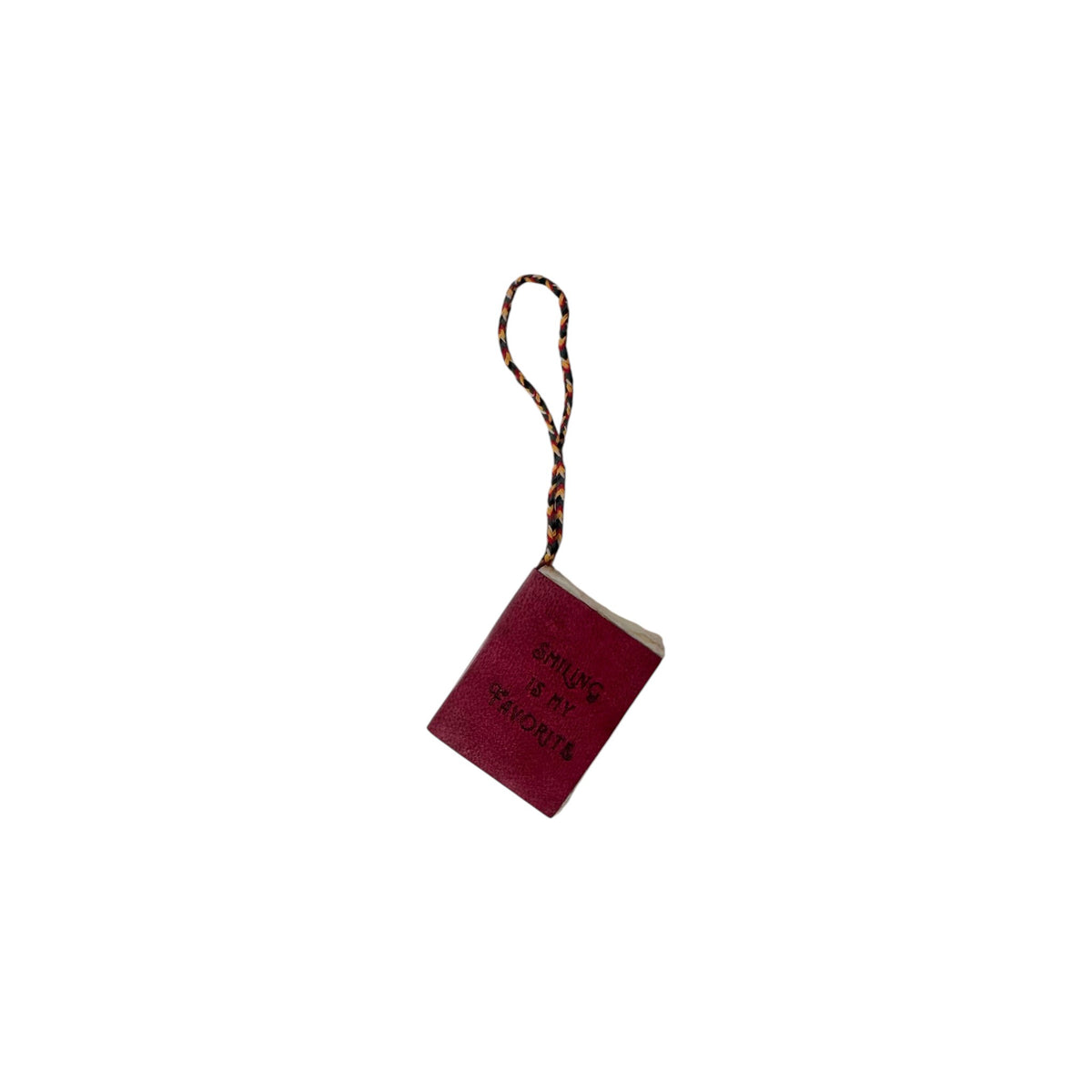 Smiling Is My Little Book Ornament