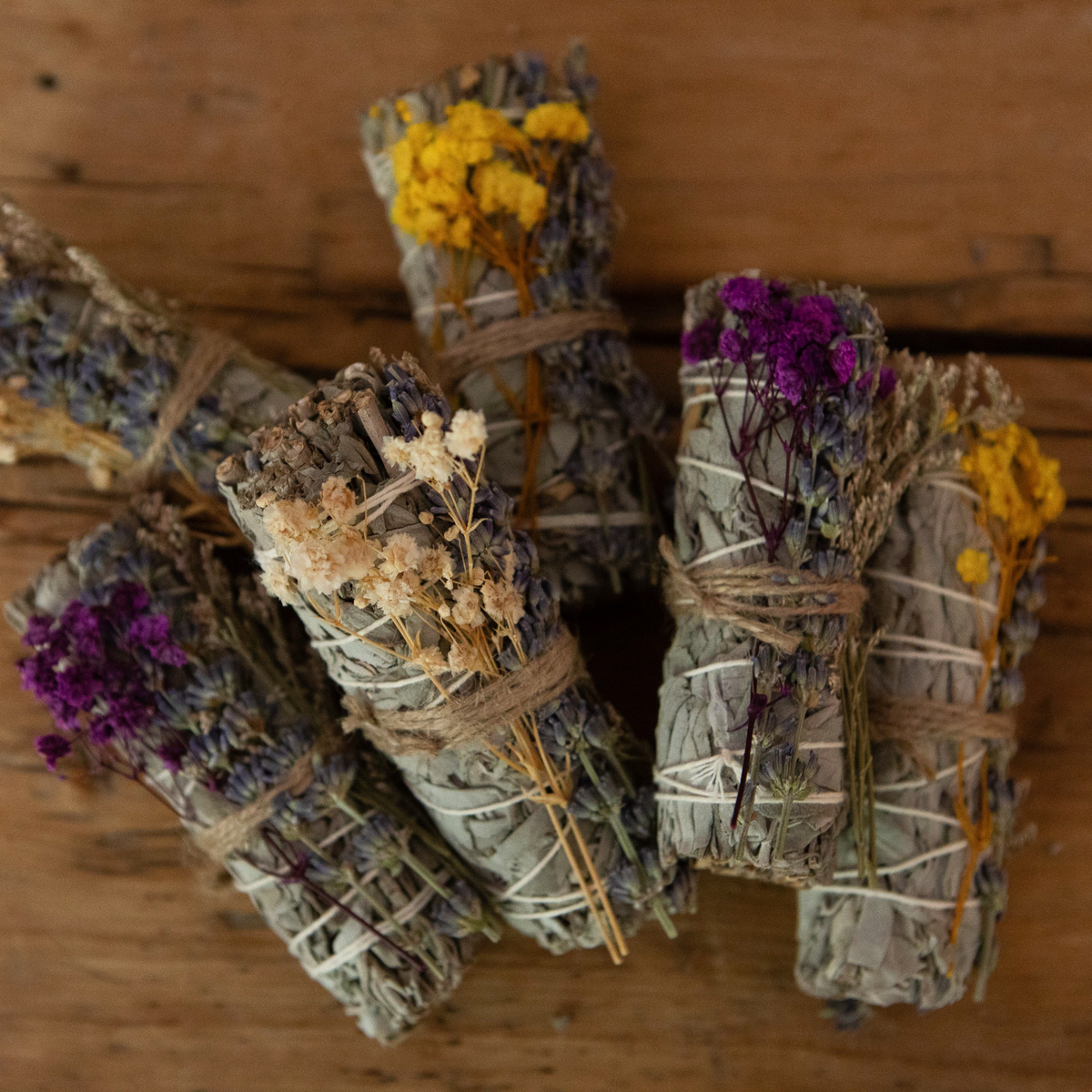 Handcrafted Sage Bundle with Botanicals