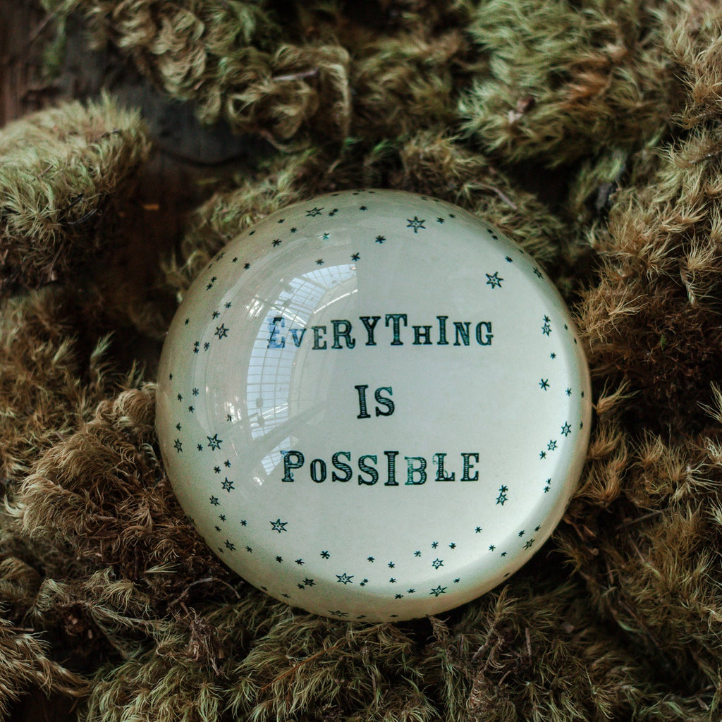 Everything Is Possible Paperweight