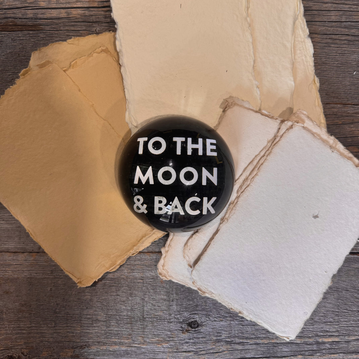 To The Moon And Back Paperweight 2nd Edition