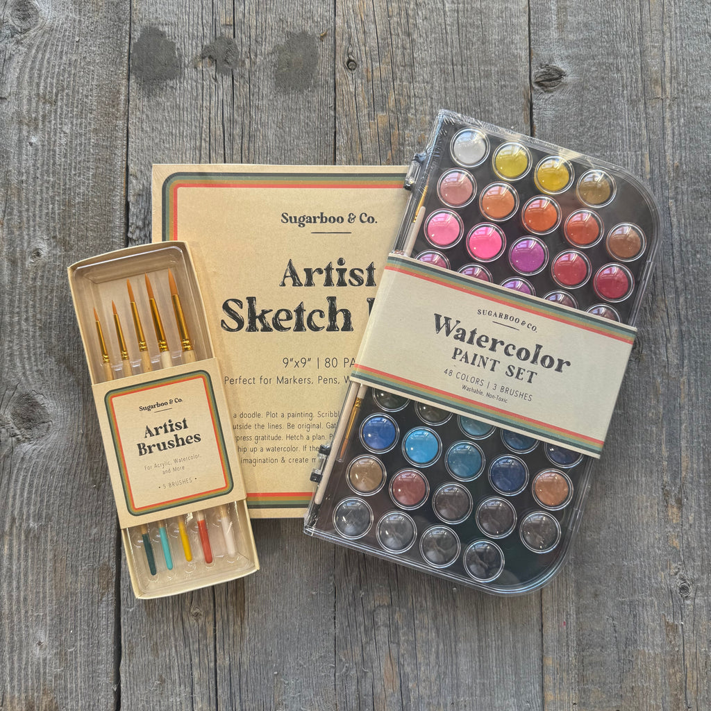 Watercolor Paint & Sketch Kit