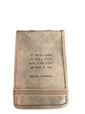 If You’re Going To Mini Signature Leather Journal - Stone