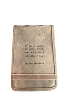Mini Signature Leather Journals - Stone