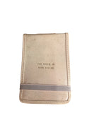 The World Is Your Oyster Mini Signature Leather Journal - Honey