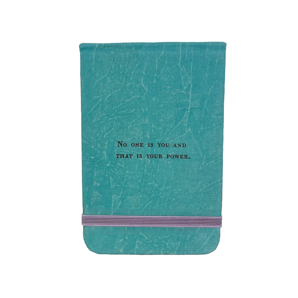 No One Is You Fabric Notebook