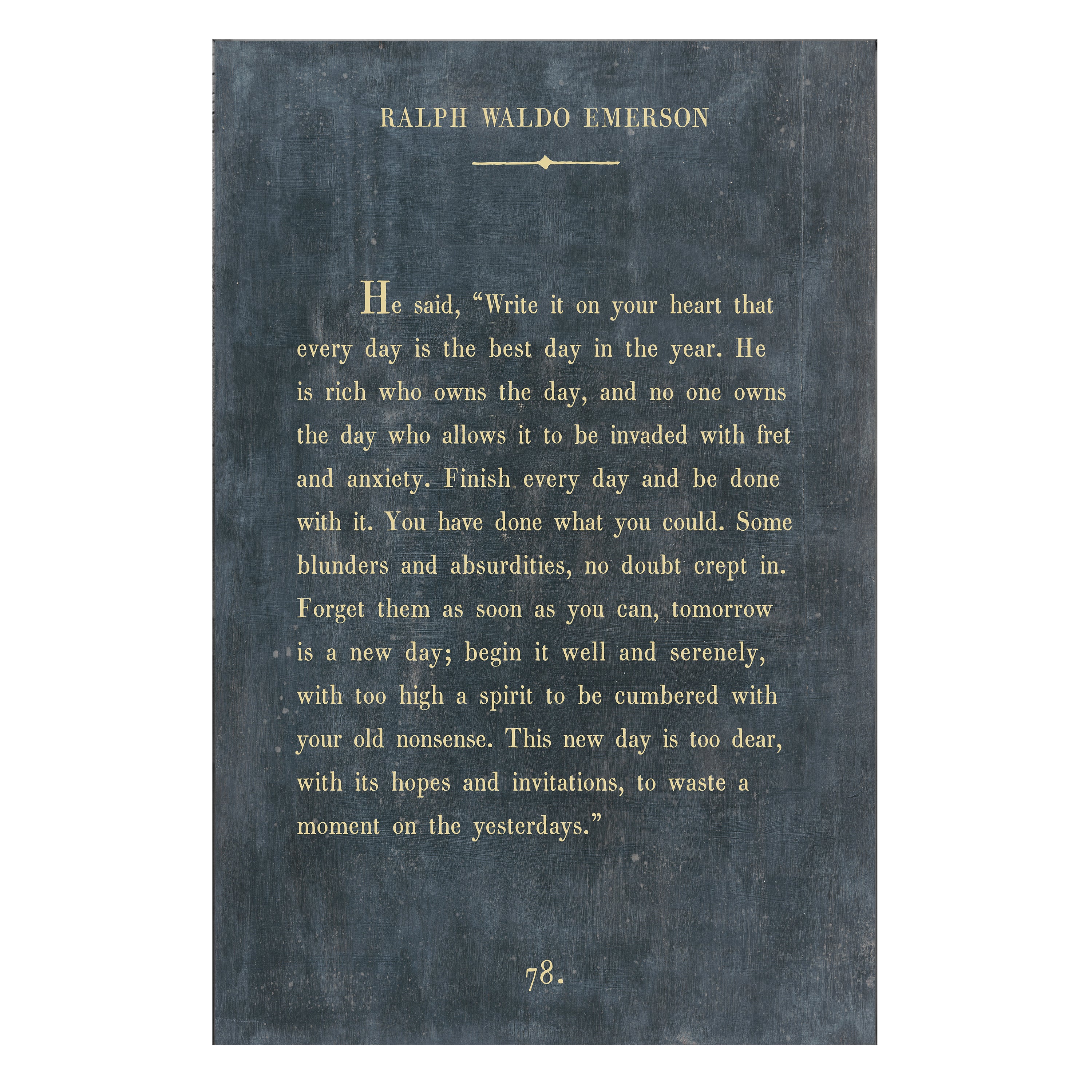 Ralph Waldo Emerson - Book Collection - Art Print