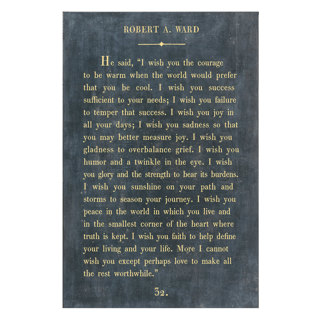 Robert A. Ward - Book Collection - Art Print