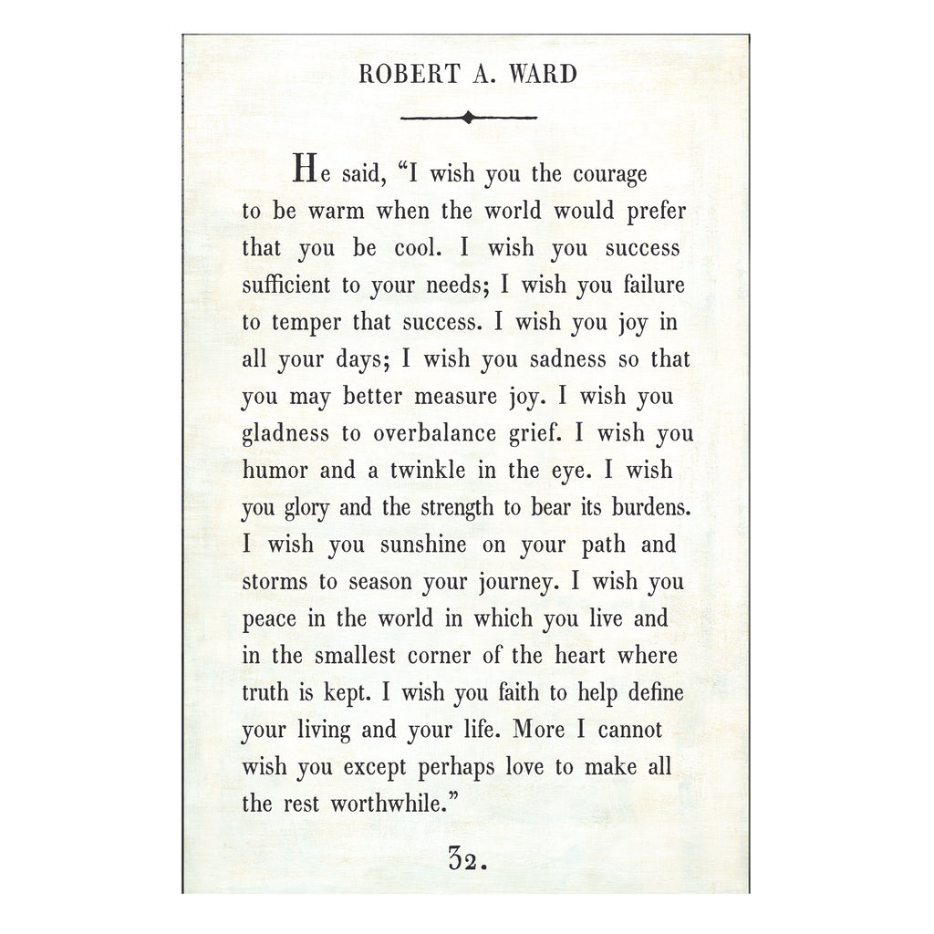 Robert A. Ward - Book Collection - Art Print