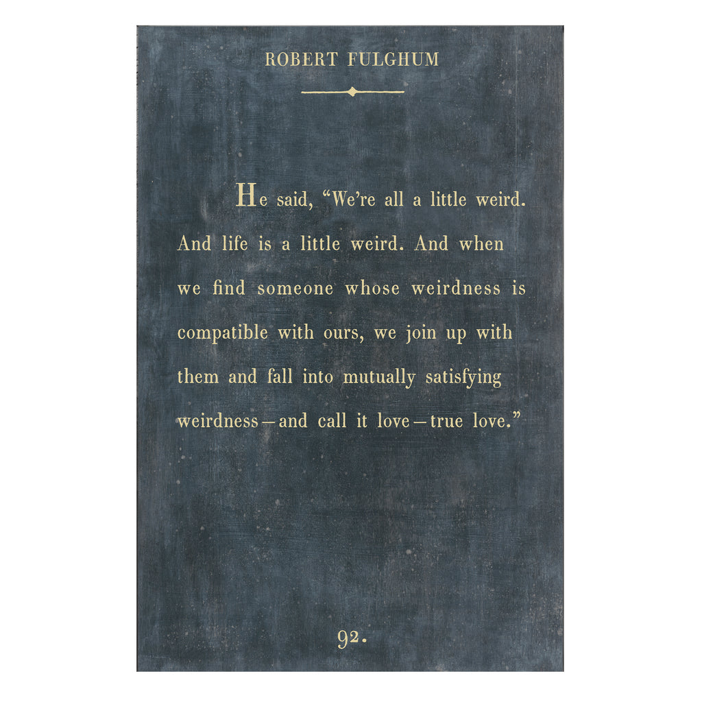 Robert Fulghum - Book Collection - Art Print