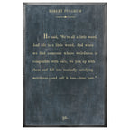 Robert Fulghum Art Print - Grey Wood