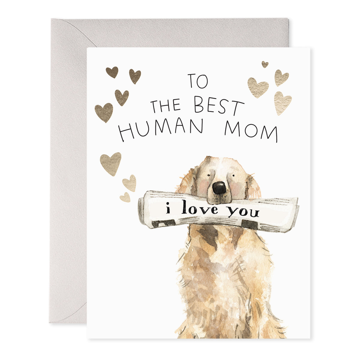 Best Human Mom Greeting Card