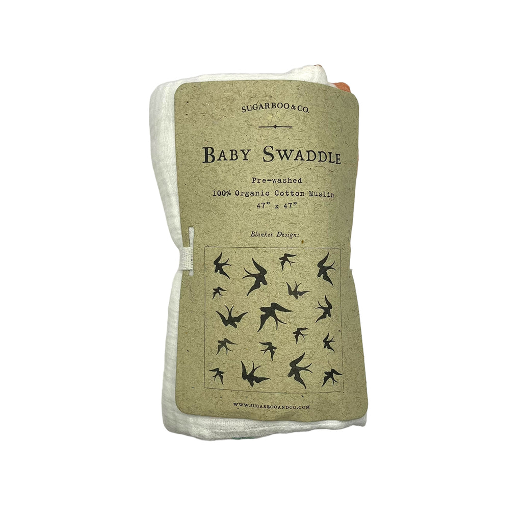 Colorful Birds Swaddle Blanket