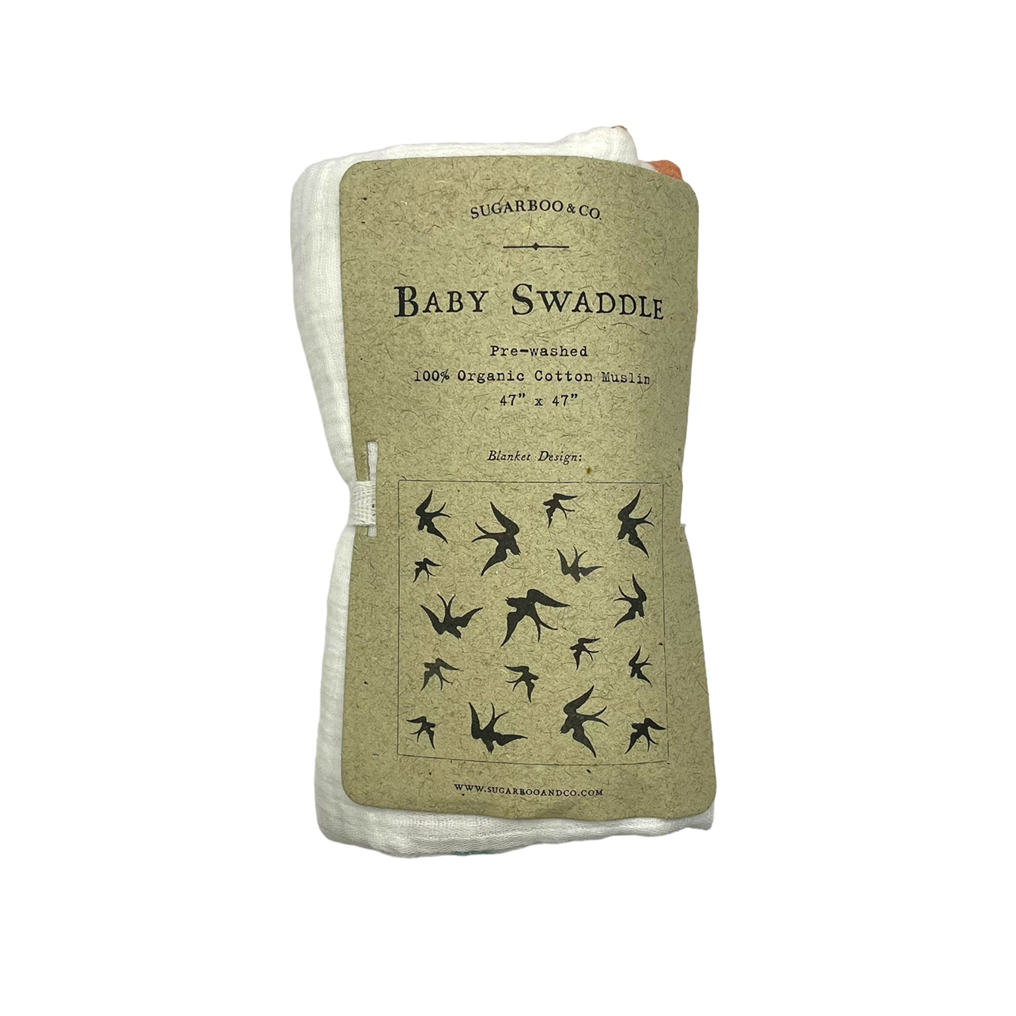 Colorful Birds Swaddle Blanket