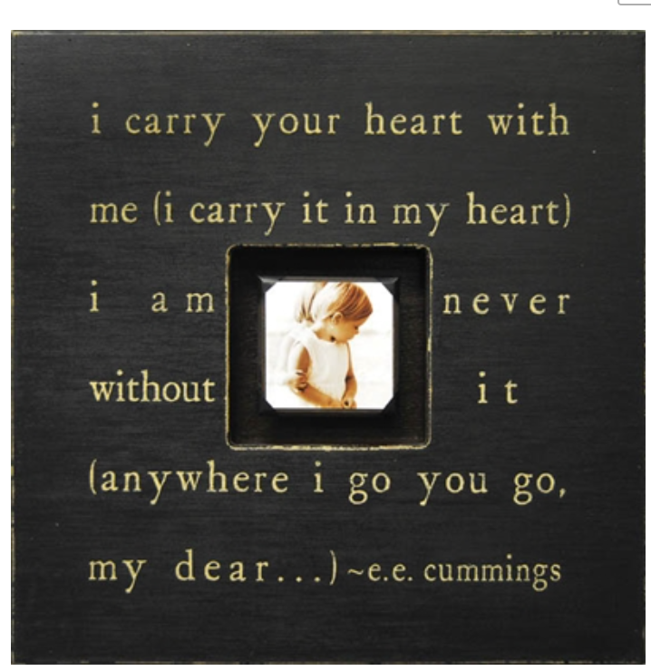 I Carry Your Heart Photobox
