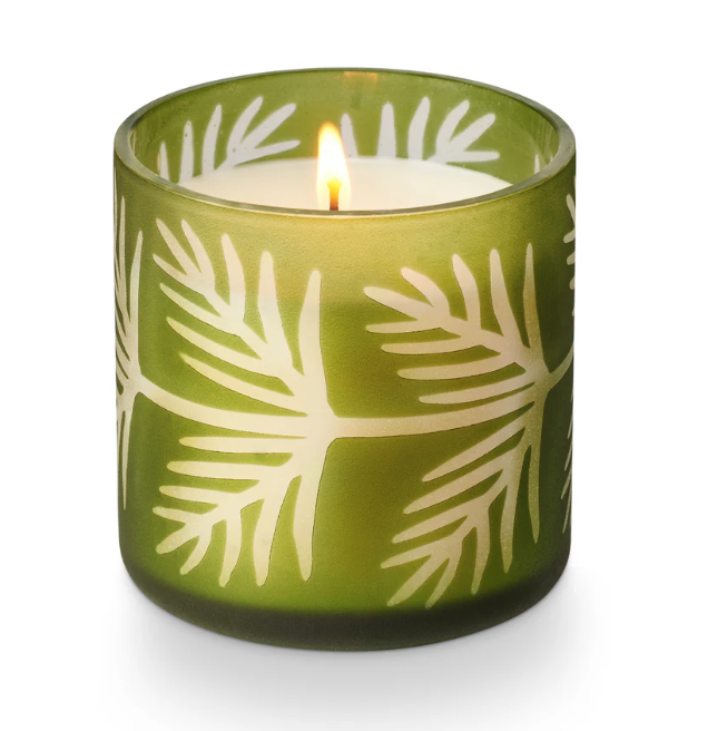 Balsam & Cedar Pine Glass Candle
