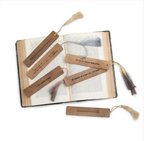 Thank You For Being Part Of My Story Leather Bookmark
