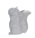 Stoneware Squirrel Shaped Taper Holder