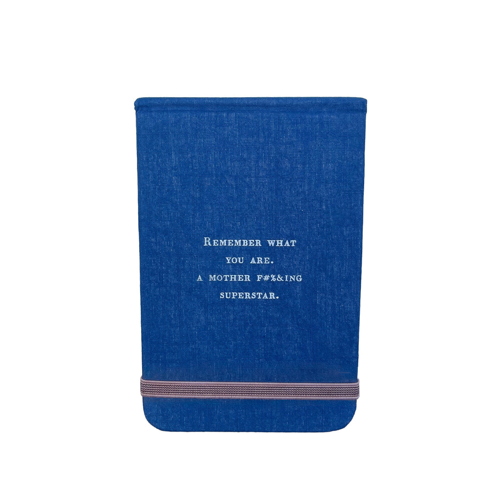 Remember What You Are Fabric Notebook