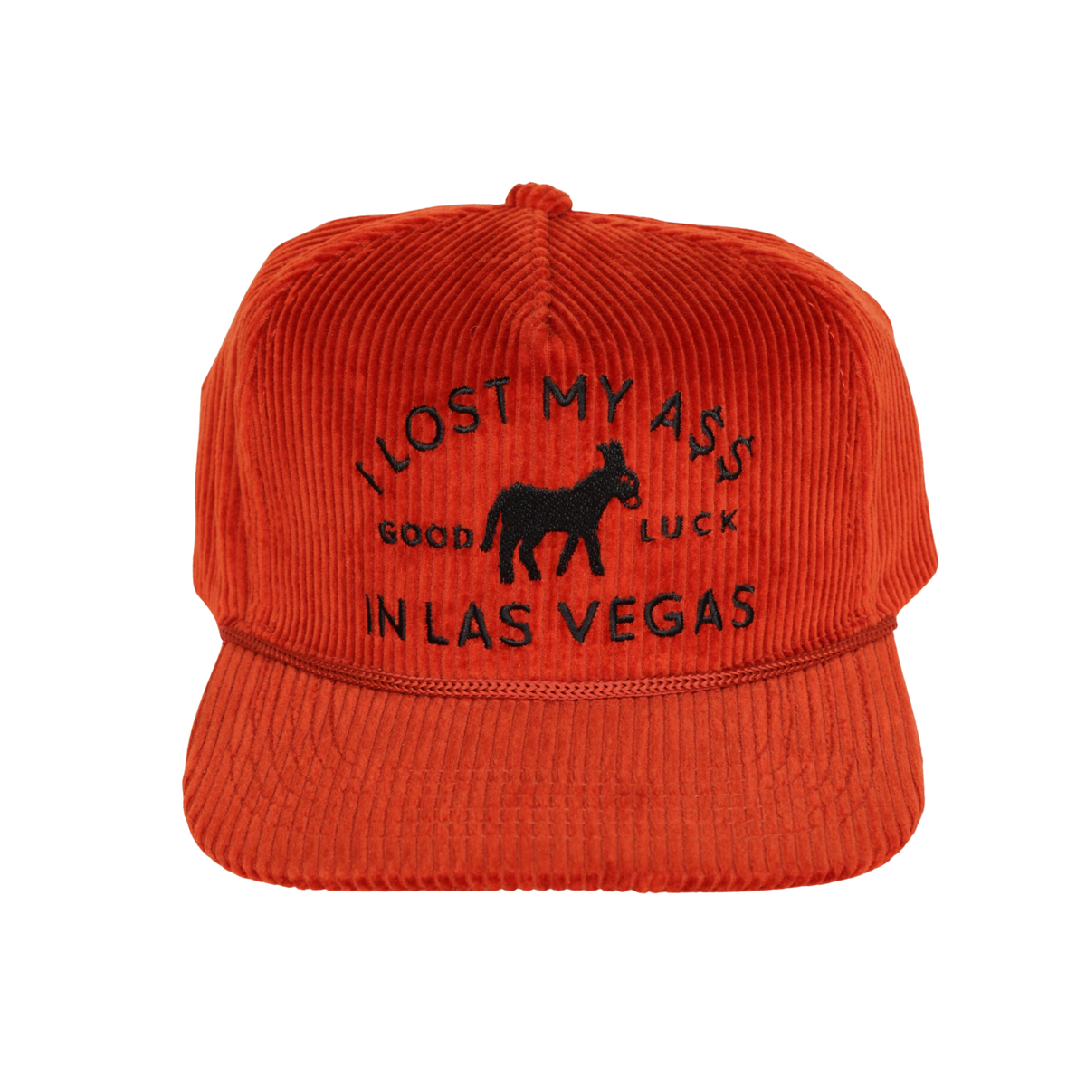 I Lost My A$$ Corduroy Trucker Hat- Rust