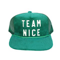 "Team Nice" Corduroy Trucker Hat