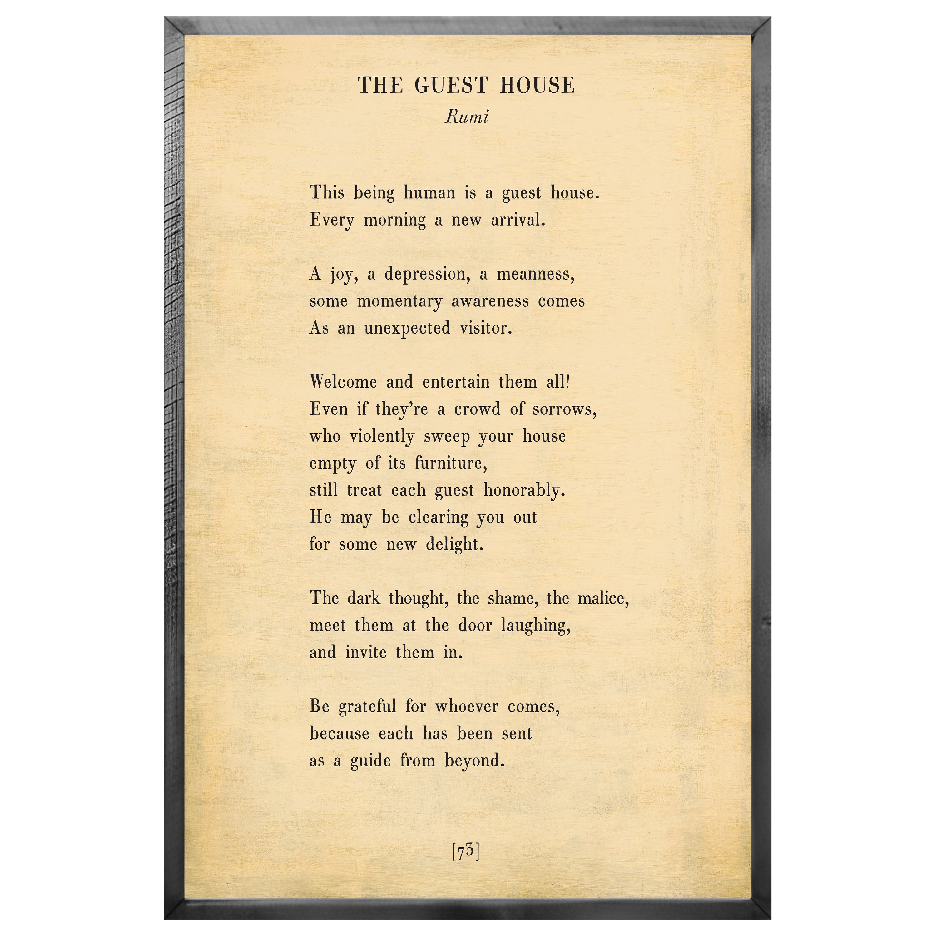 The Guest House Art Print