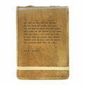 All That Is Gold Signature Leather Journal - Maple