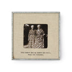 Your Heart & My Heart Zinc Linen Frame 3.5x3.5