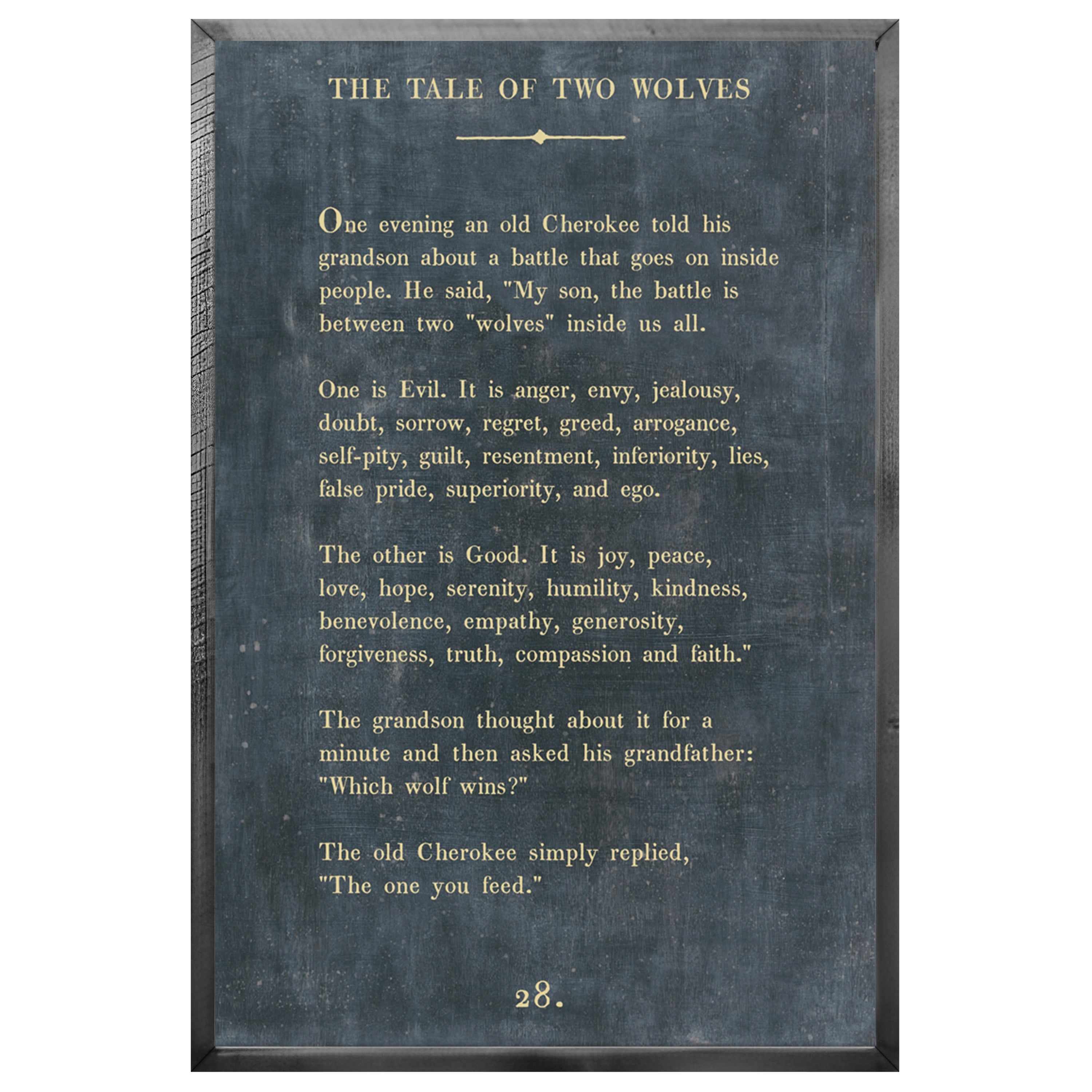 Tale of Two Wolves - Poetry Collection