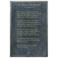 The Tale of Two Wolves Art Print (Grey Wood)