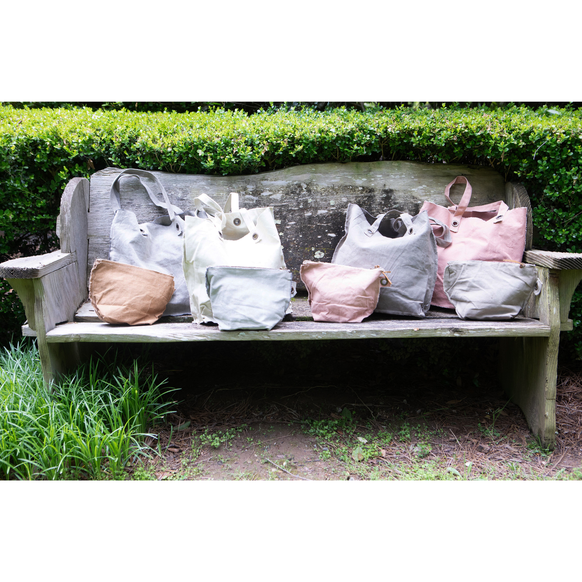Washed Canvas Tote - Clay