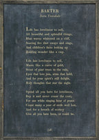 Barter Art Print - Grey Wood