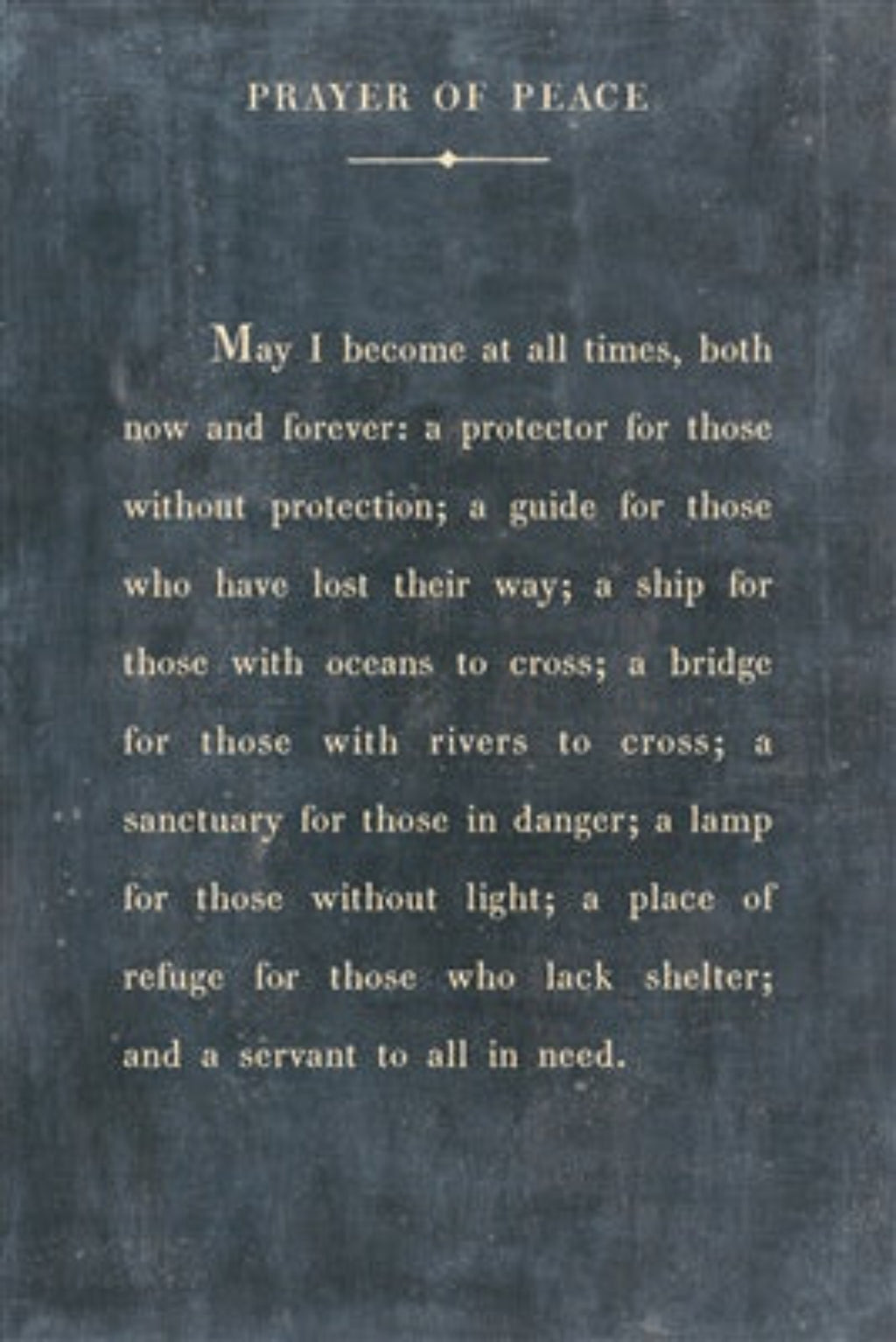 Prayer of Peace - Poetry Collection