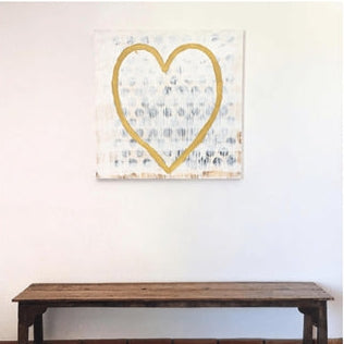 Heart of Gold Art Print - Gallery Wrap