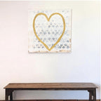 Heart of Gold Art Print - Gallery Wrap