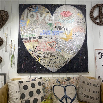 Choose Love Art Print in Black