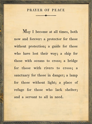 Prayer of Peace - Poetry Collection
