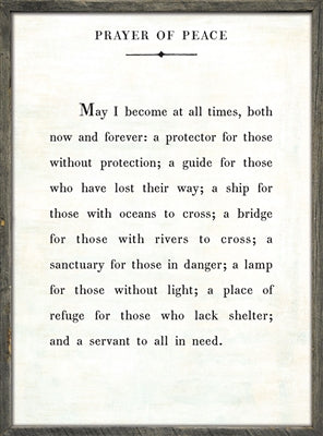 Prayer of Peace - Poetry Collection