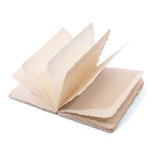 ***May The Sun Medium Deckled Edge Notebook - Cream