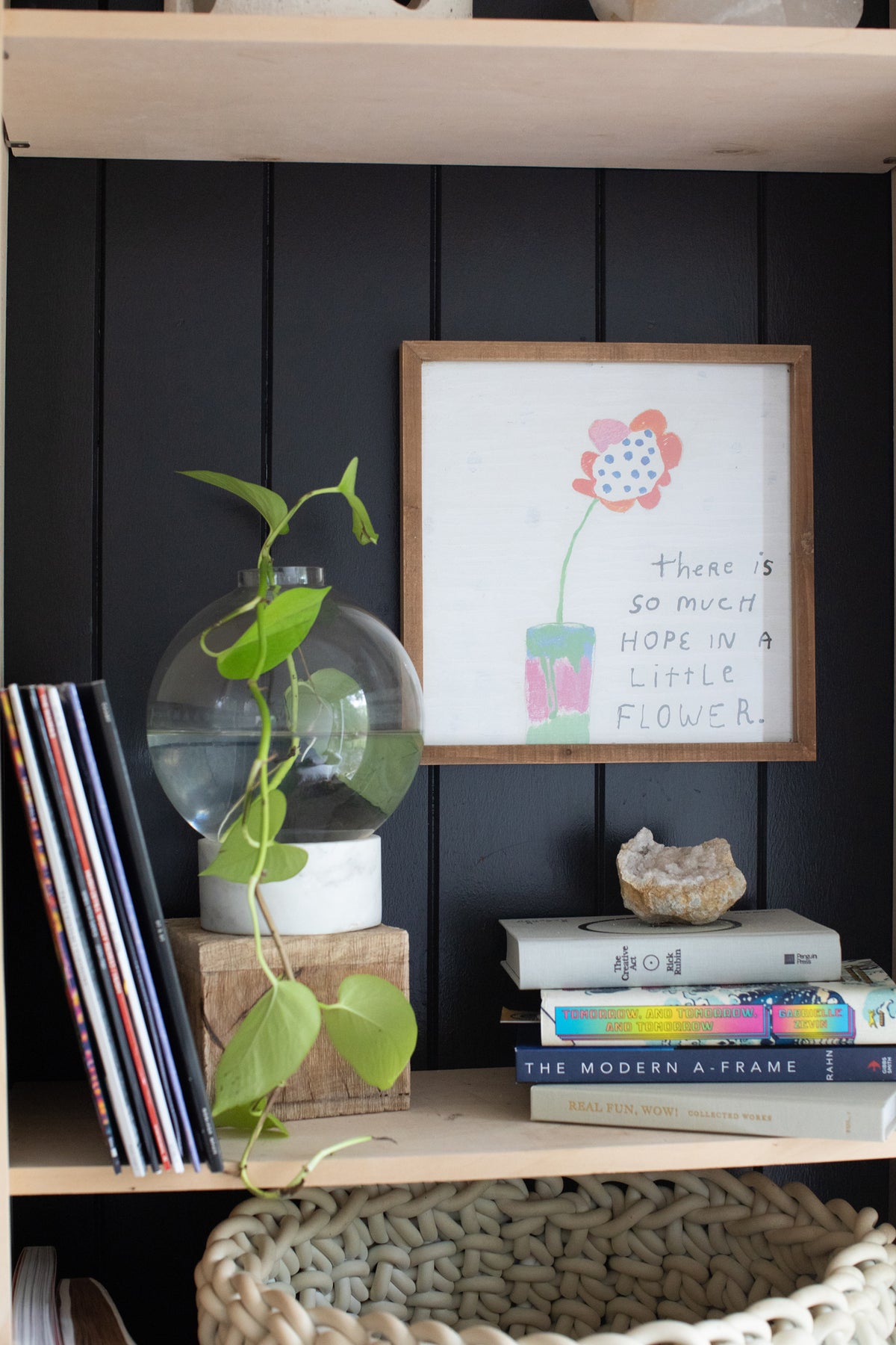 So Much Hope Flower Art Poster - 8x8