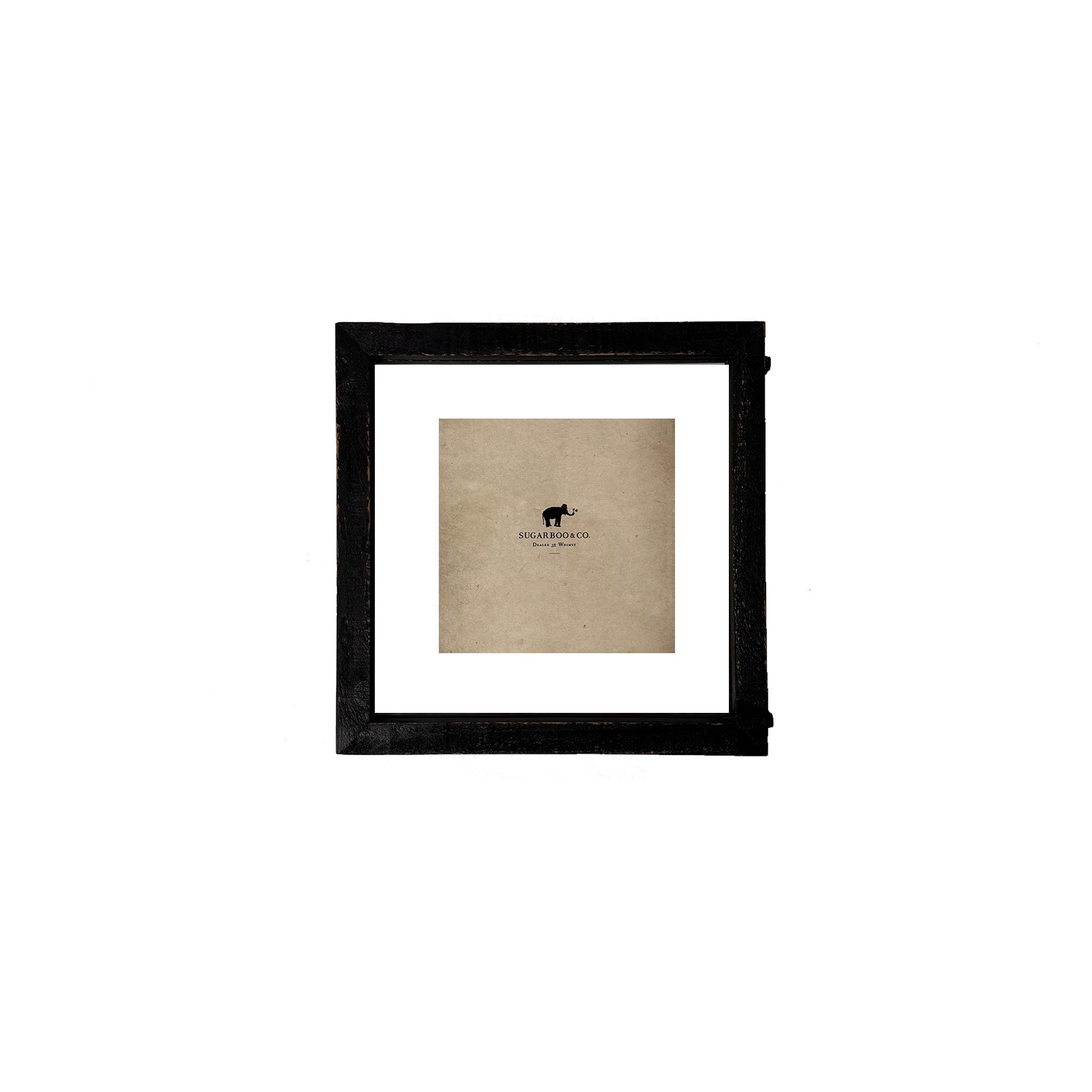 Wood Floating Frame 8" x 8" - Black