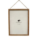 Natural Wood Frame 12x16 w/ Jute