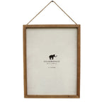 Natural Wood Frame 12x16 w/ Jute