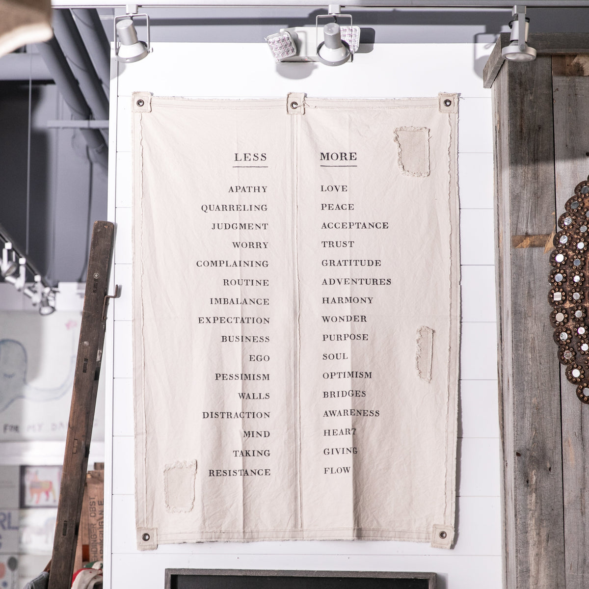 More/Less Canvas Wall Tarp - 46x57