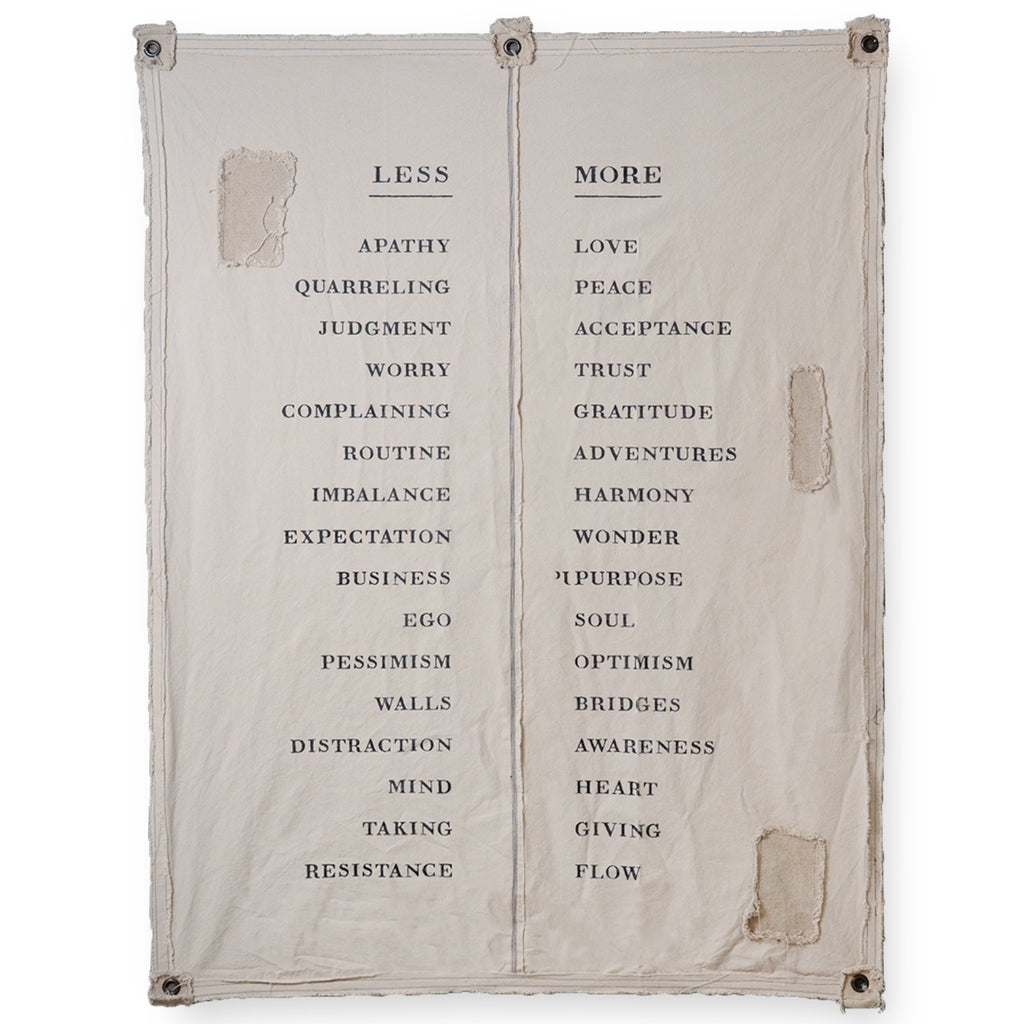 More/Less Canvas Wall Tarp - 46x57