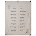 More/Less Canvas Wall Tarp - 46x57