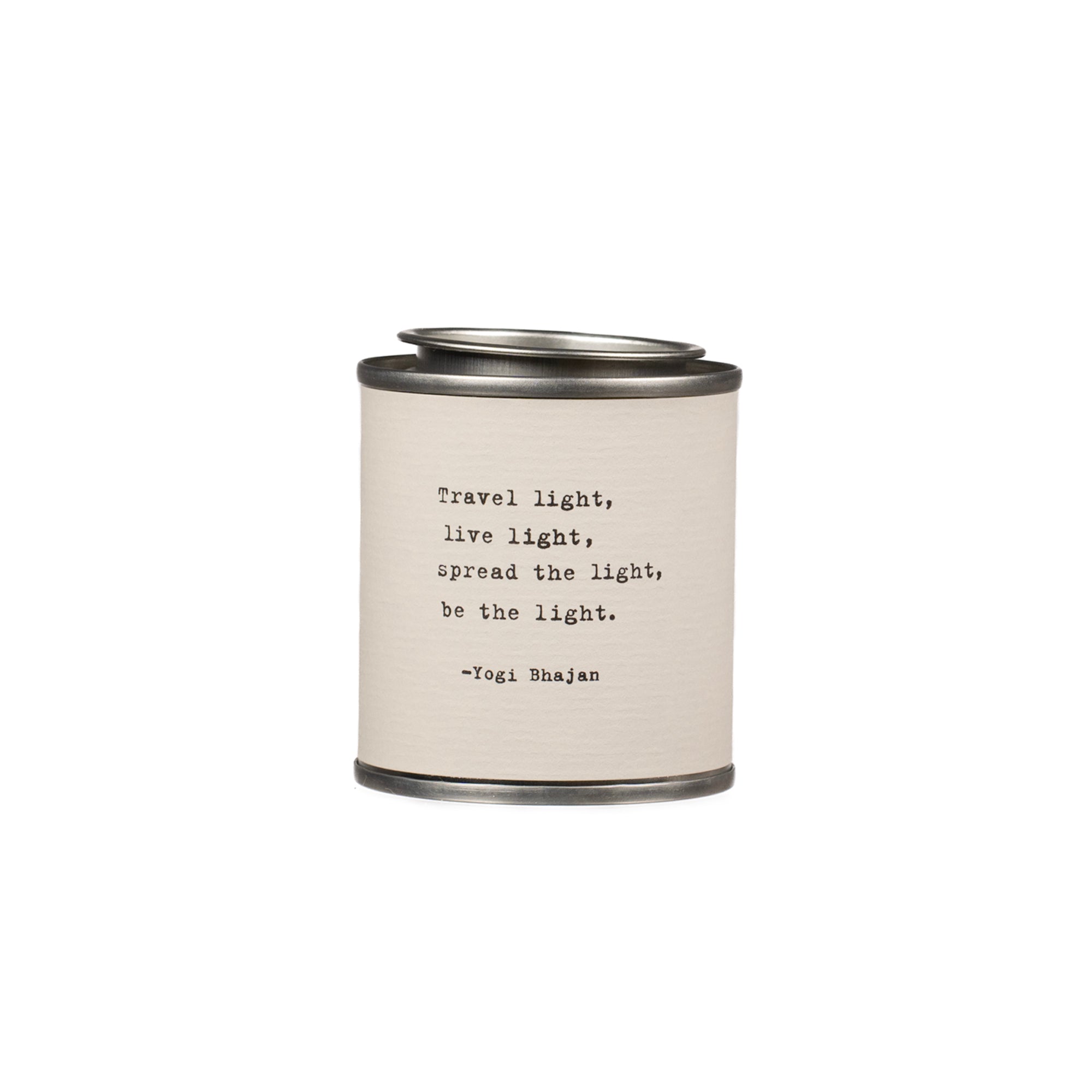 Shine Candle - Travel light, live light - Yogi Bhajan