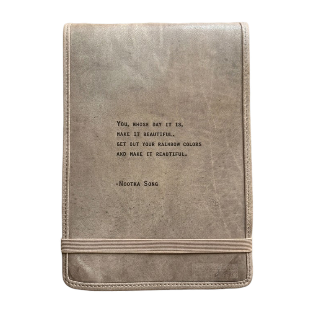 Signature Leather Journals - Stone