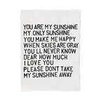 You Are My Sunshine Handmade Paper Print - 12x16